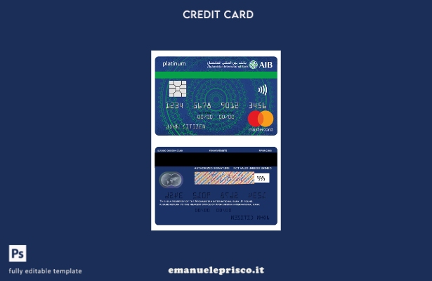 modello di carta islamica platino mastercard banca internazionale Afghanistan st